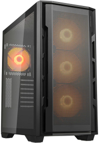 Cougar UNIFACE 750W 80+ 4x120mm RGB CGR-5C78B-RGB Mid-Tower Temperli Cam Siyah Gaming (Oyuncu) Kasa