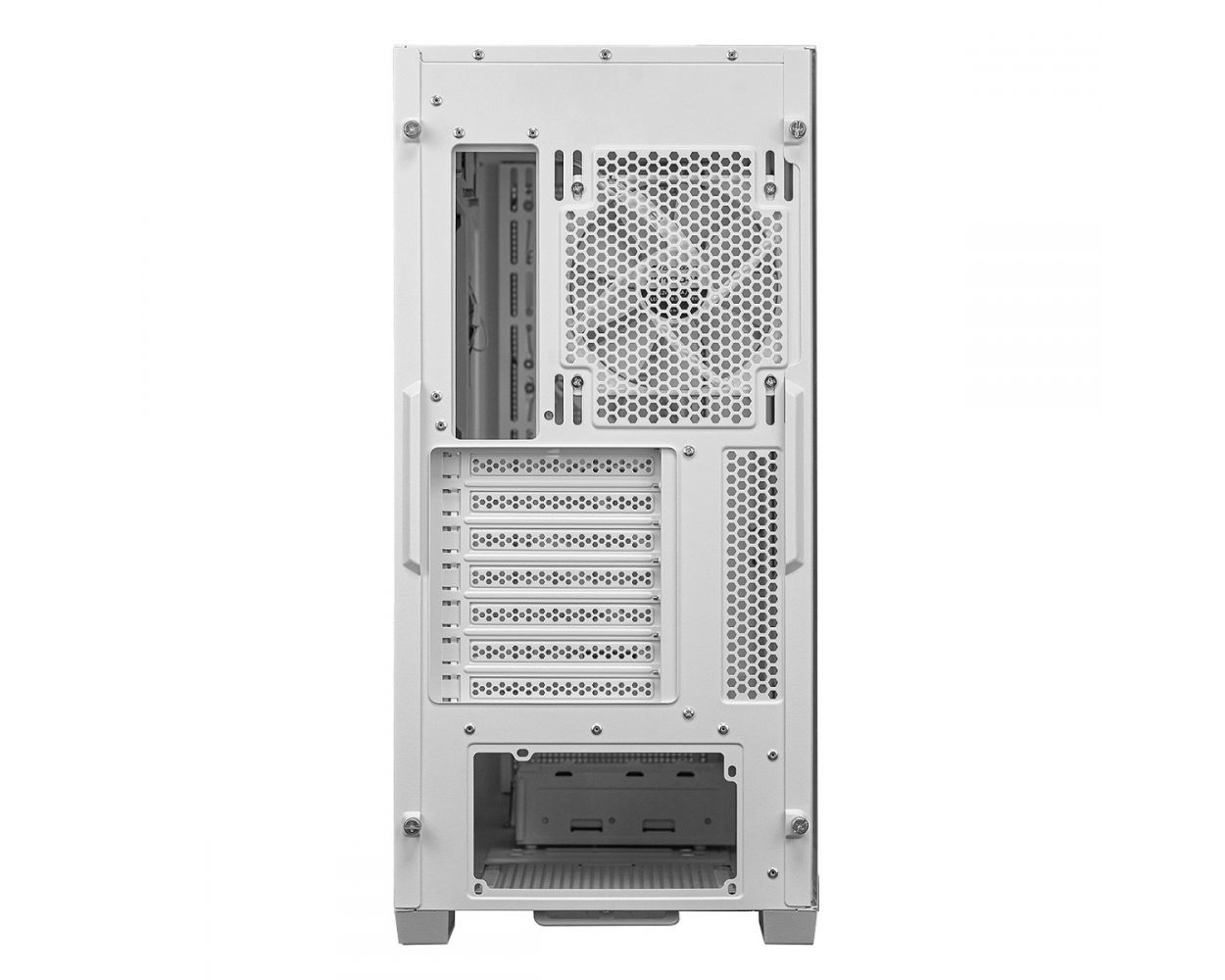 Cougar UNIFACE 4X RGB FAN CGR-5C78W-RGB Mid-Tower Temperli Cam Beyaz Gaming (Oyuncu) Kasa
