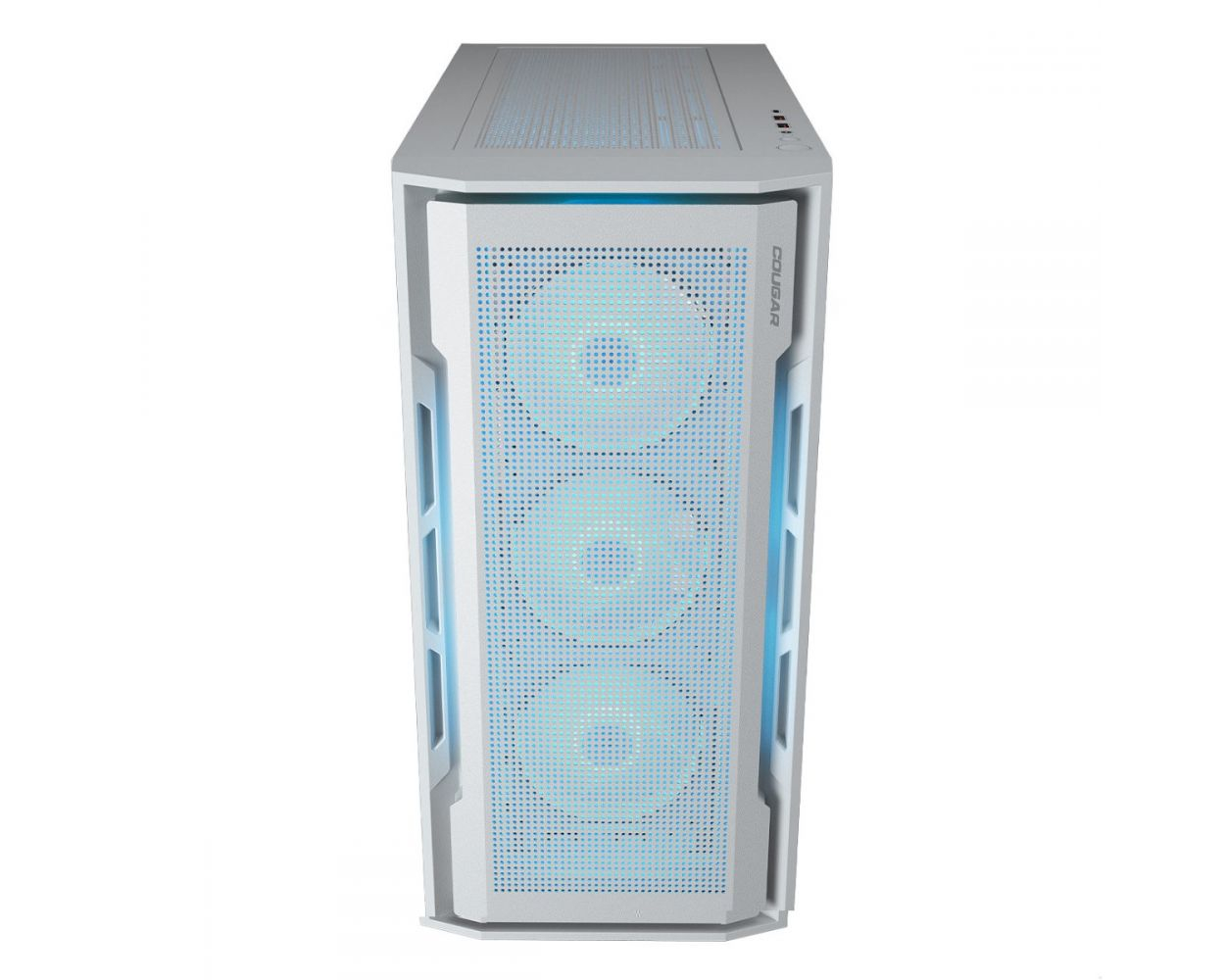 Cougar UNIFACE 4X RGB FAN CGR-5C78W-RGB Mid-Tower Temperli Cam Beyaz Gaming (Oyuncu) Kasa
