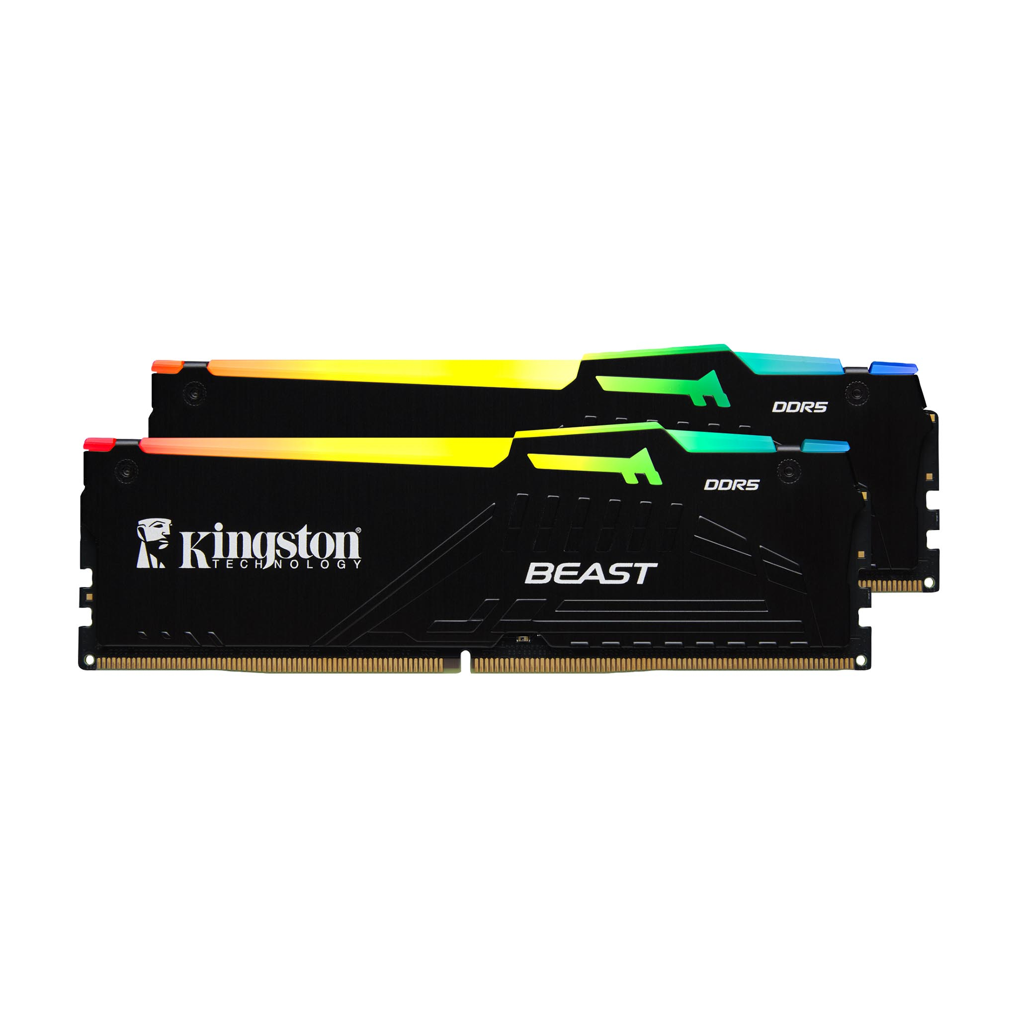 Kingston Beast KF560C30BBEAK2-32TR RGB 32GB (2x16) DDR5 6000Mhz CL30 Siyah Gaming RAM (Bellek)