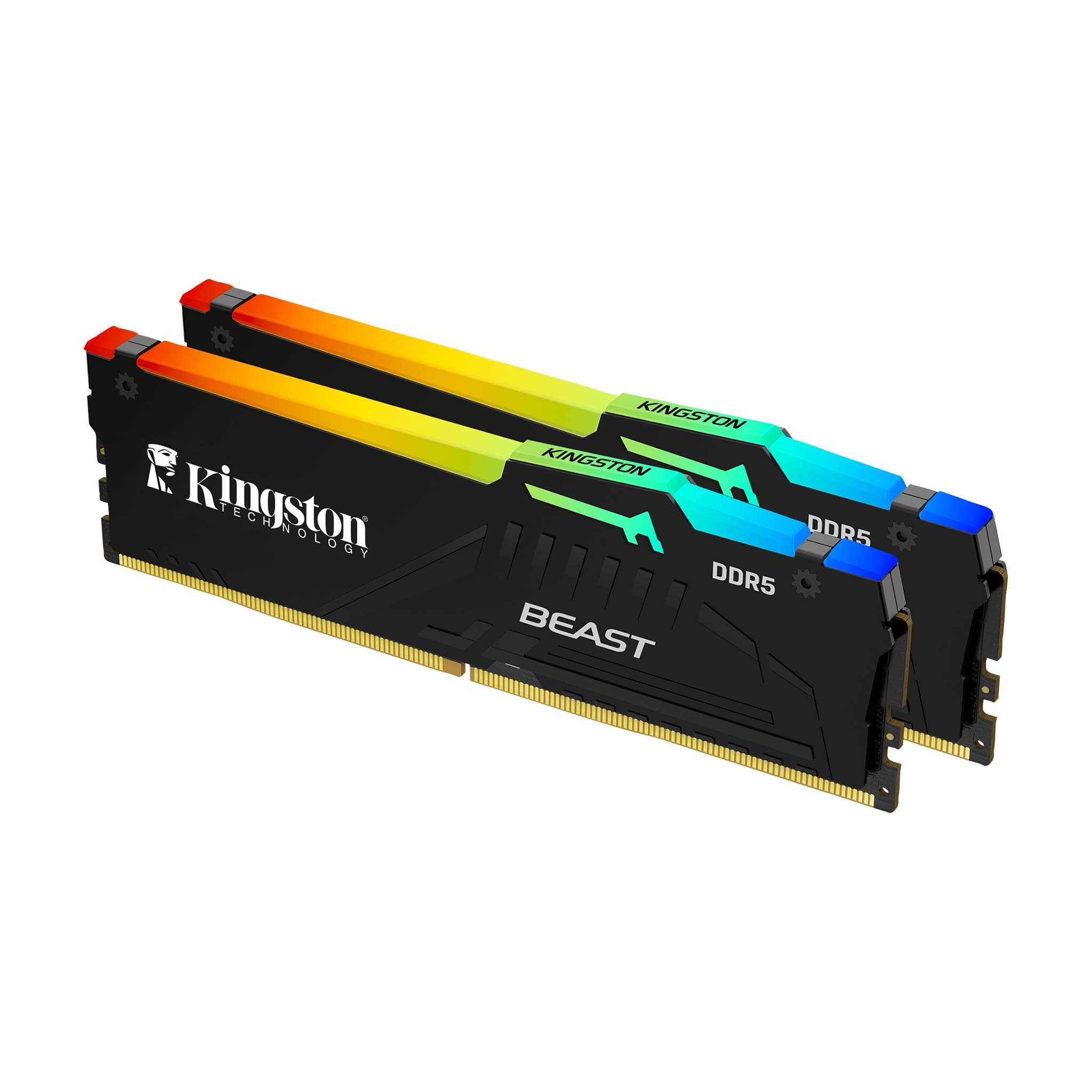 Kingston Beast KF560C30BBEAK2-32TR RGB 32GB (2x16) DDR5 6000Mhz CL30 Siyah Gaming RAM (Bellek)