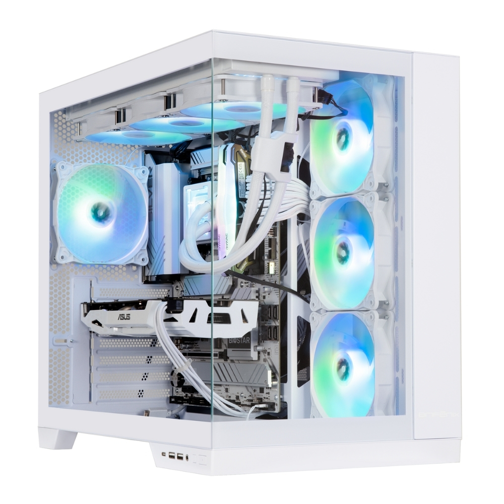 Bitfenix MH100 750W 80+ Bronze PSU 4x120mm ARGB Fan ATX Temperli Cam Beyaz Gaming (Oyuncu) Kasa