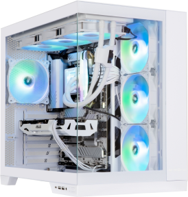 Bitfenix MH100 750W 80+ Bronze PSU 4x120mm FRGB Fan ATX Temperli Cam Beyaz Gaming (Oyuncu) Kasa