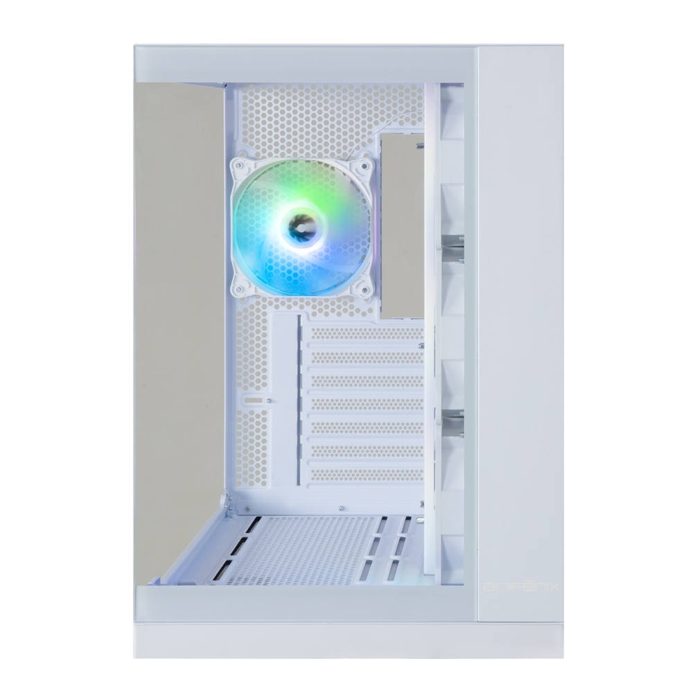 Bitfenix MH100 750W 80+ Bronze PSU 4x120mm ARGB Fan ATX Temperli Cam Beyaz Gaming (Oyuncu) Kasa