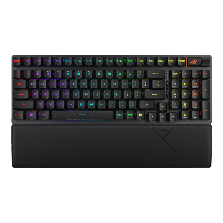 ASUS ROG Strix X902 Scope II 96 RX Wireless TR Q Snow Switch RGB Siyah Gaming (Oyuncu) Klavye