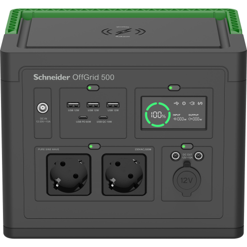 Schneider PPS500-GR 500 230V Lityum-iyon (Li-ion) Batarya Taşınabilir Güç İstasyonu