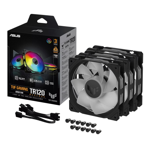 ASUS TUF TR120 120MM Reverse 3in1 Siyah Kasa Fanı