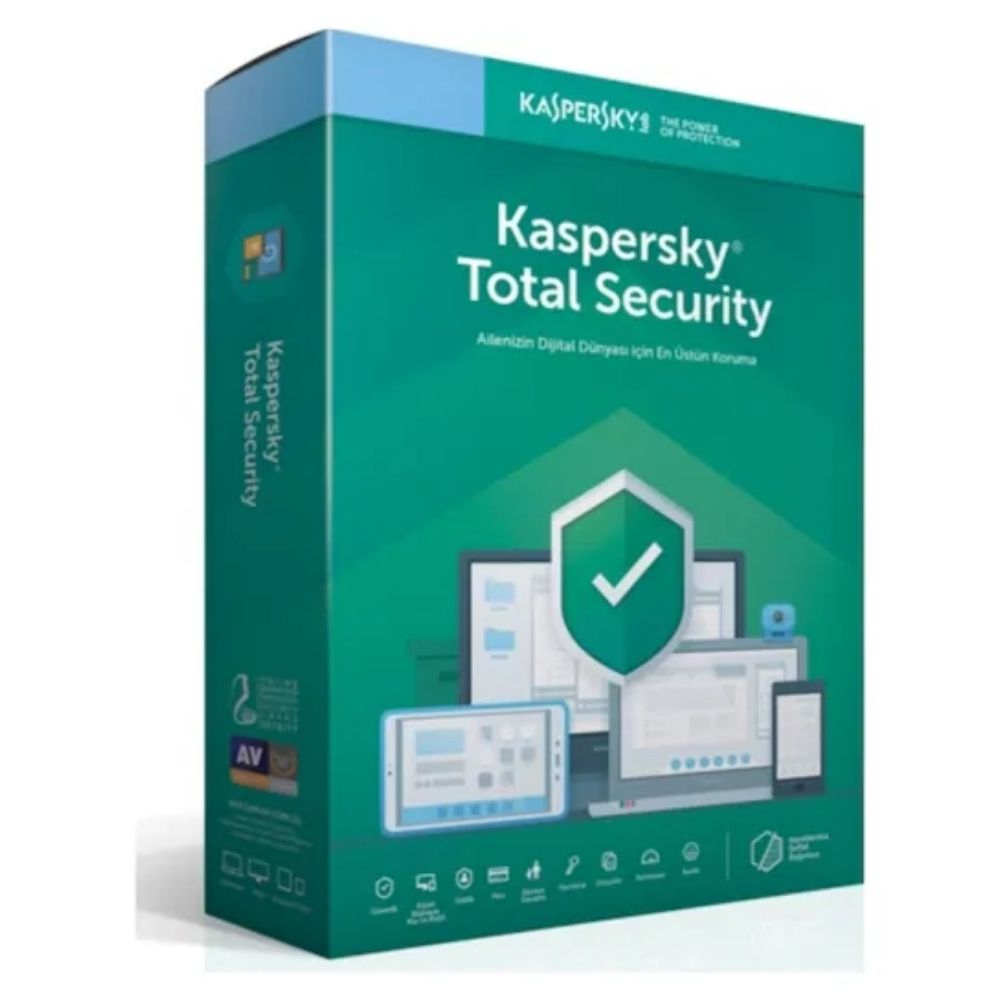 Kaspersky Total Security Türkçe Kutu 1 Yıl 1 Kullanıcı