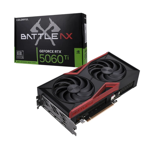 COLORFUL BattleAX GeForce RTX 5060Ti NB DUO 8GB-V GDDR7 128Bit 8GB Gaming (Oyuncu) Ekran Kartı
