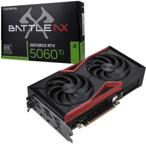 COLORFUL BattleAX GeForce RTX 5060Ti NB DUO 8GB-V GDDR7 128Bit 8GB Gaming (Oyuncu) Ekran Kartı
