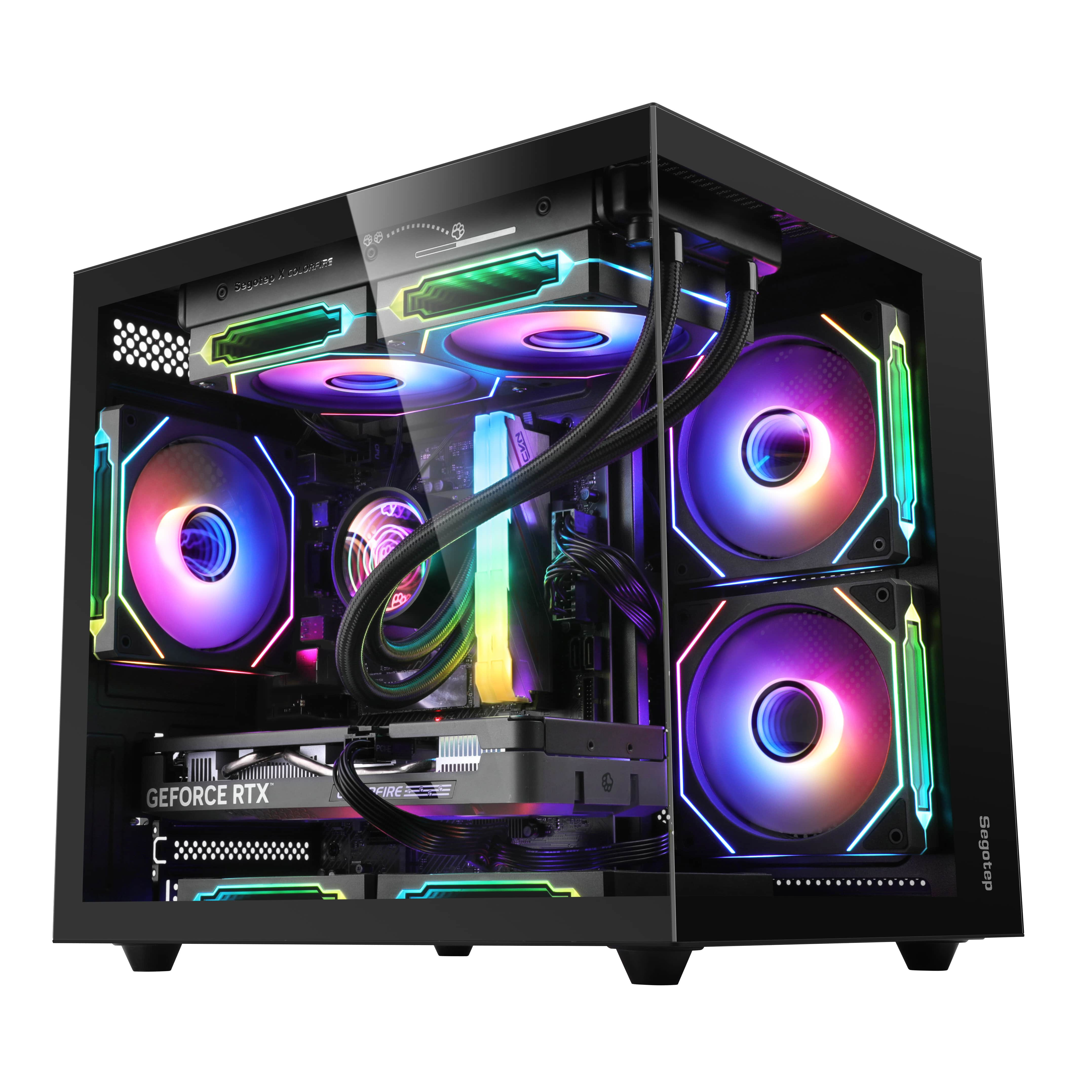 Segotep Brave W1 Siyah 650W 80+ Bronze Midi Tower Gaming (Oyuncu) Kasa