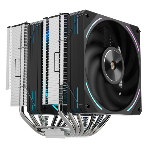 SEGOTEP MU TH6 Siyah 2x120mm ARGB Hava Soğutucu