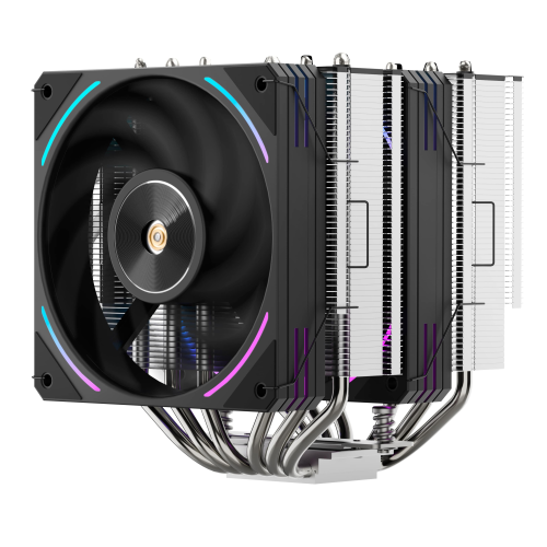 SEGOTEP MU TH6 Siyah 2x120mm ARGB Hava Soğutucu