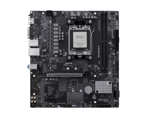 MSI PRO B840M-B DDR5 AMD B840 AM5 Soket DDR5 7200+(OC)MHz mATX Oyuncu (Gaming) Anakart
