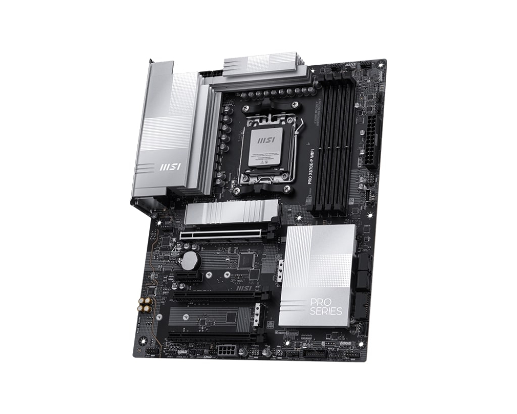 MSI PRO X870E-P WIFI DDR5 AMD X870E AM5 Soket DDR5 8200+(OC)MHz ATX Oyuncu (Gaming) Anakart