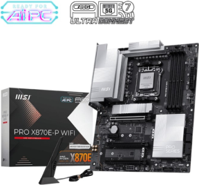 MSI PRO X870E-P WIFI DDR5 AMD X870E AM5 Soket DDR5 8200+(OC)MHz ATX Oyuncu (Gaming) Anakart