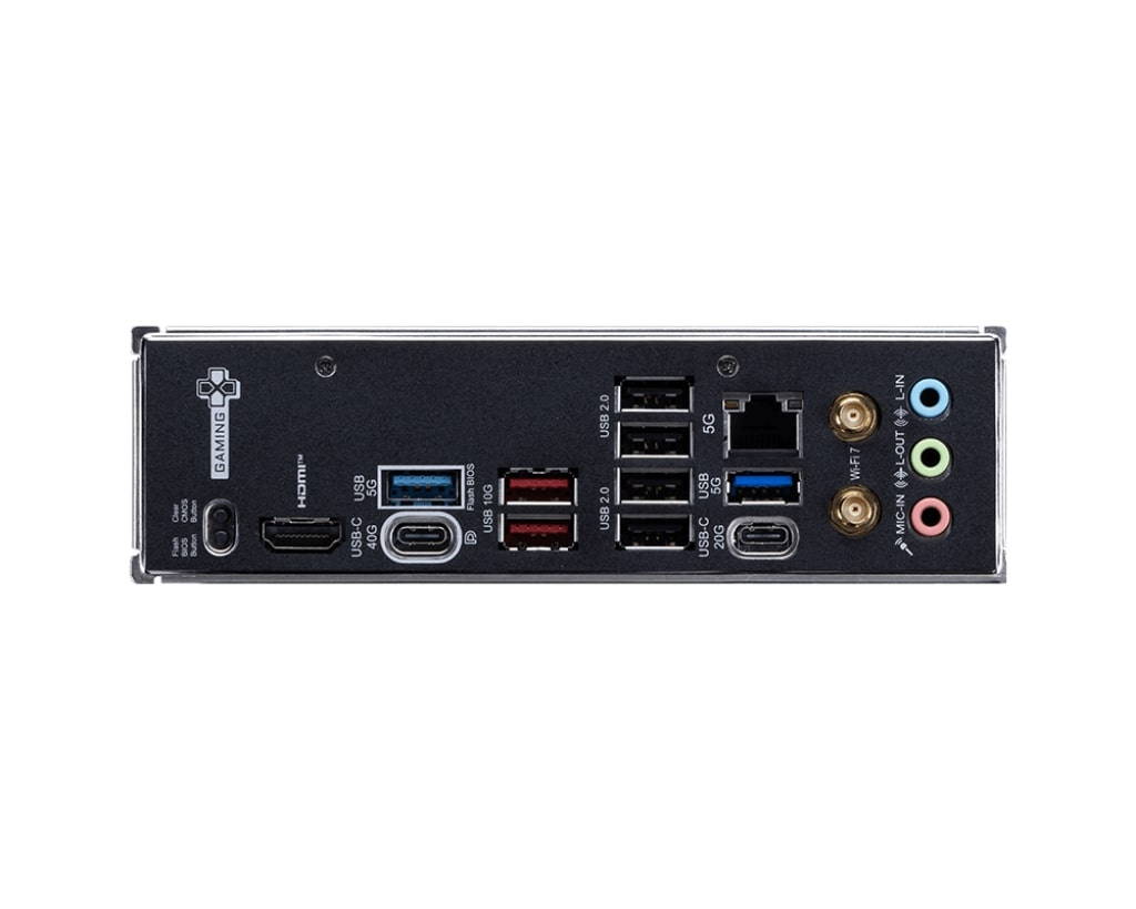 MSI GAMING PLUS X870E WIFI DDR5 AMD X870E AM5 Soket DDR5 8200+(OC)MHz ATX Oyuncu (Gaming) Anakart