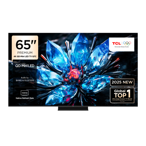 TCL 65Q7C 65″ 165 Ekran 4K Ultra HD Uydu Alıcılı 144Hz Google QD-MiniLED TV