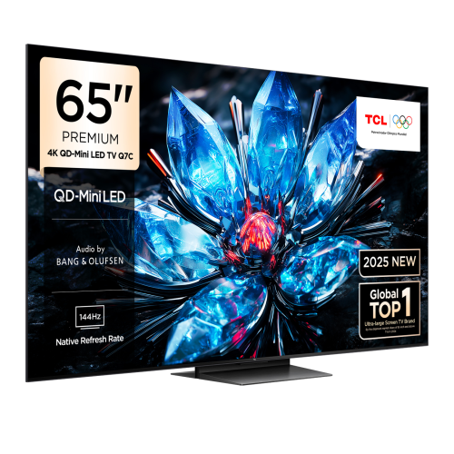 TCL 65Q7C 65″ 165 Ekran 4K Ultra HD Uydu Alıcılı 144Hz Google QD-MiniLED TV