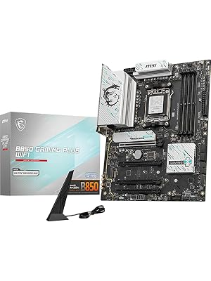 MSI B850 GAMING PLUS WIFI AM5 DDR5 8200(OC)Mhz ATX Gaming (Oyuncu) Anakart