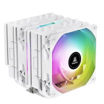 Segotep FZ6 Pro Beyaz 2x120mm Kule Tipi İşlemci Soğutucu (LGA 1700 ve AM5 Uyumlu)