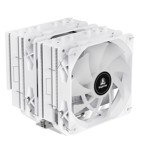Segotep FZ6 Pro Beyaz 2x120mm Kule Tipi İşlemci Soğutucu (LGA 1700 ve AM5 Uyumlu)