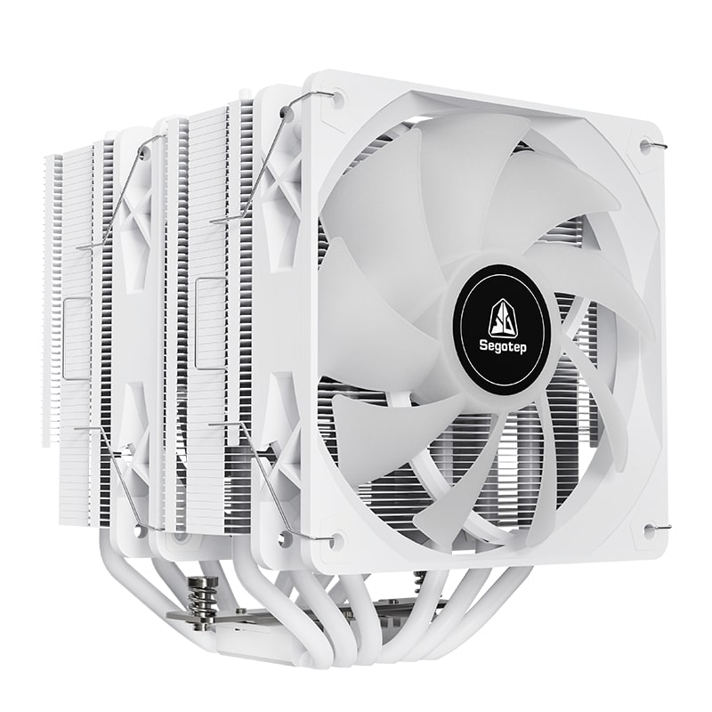 Segotep FZ6 Pro Beyaz 2x120mm Kule Tipi İşlemci Soğutucu (LGA 1700 ve AM5 Uyumlu)