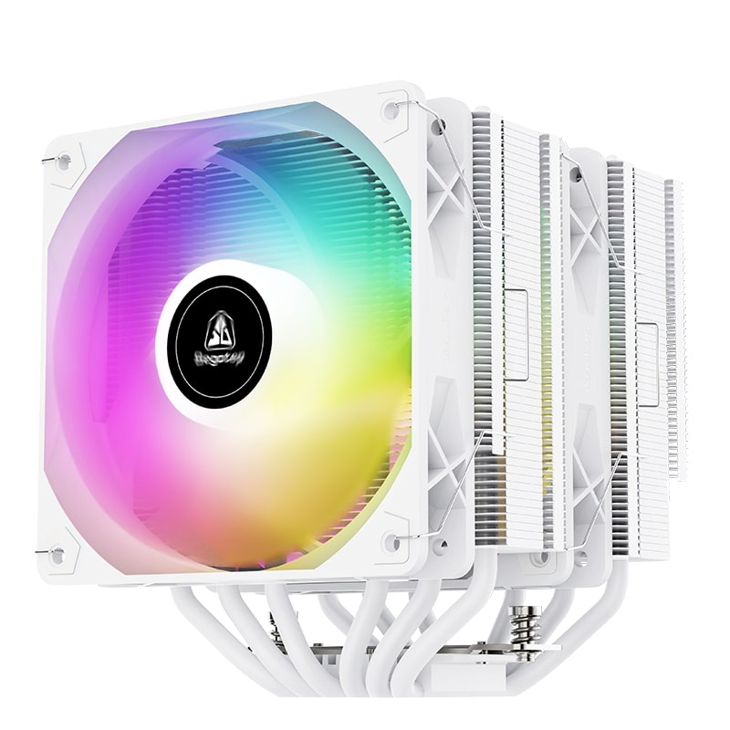 Segotep FZ6 Pro Beyaz 2x120mm Kule Tipi İşlemci Soğutucu (LGA 1700 ve AM5 Uyumlu)
