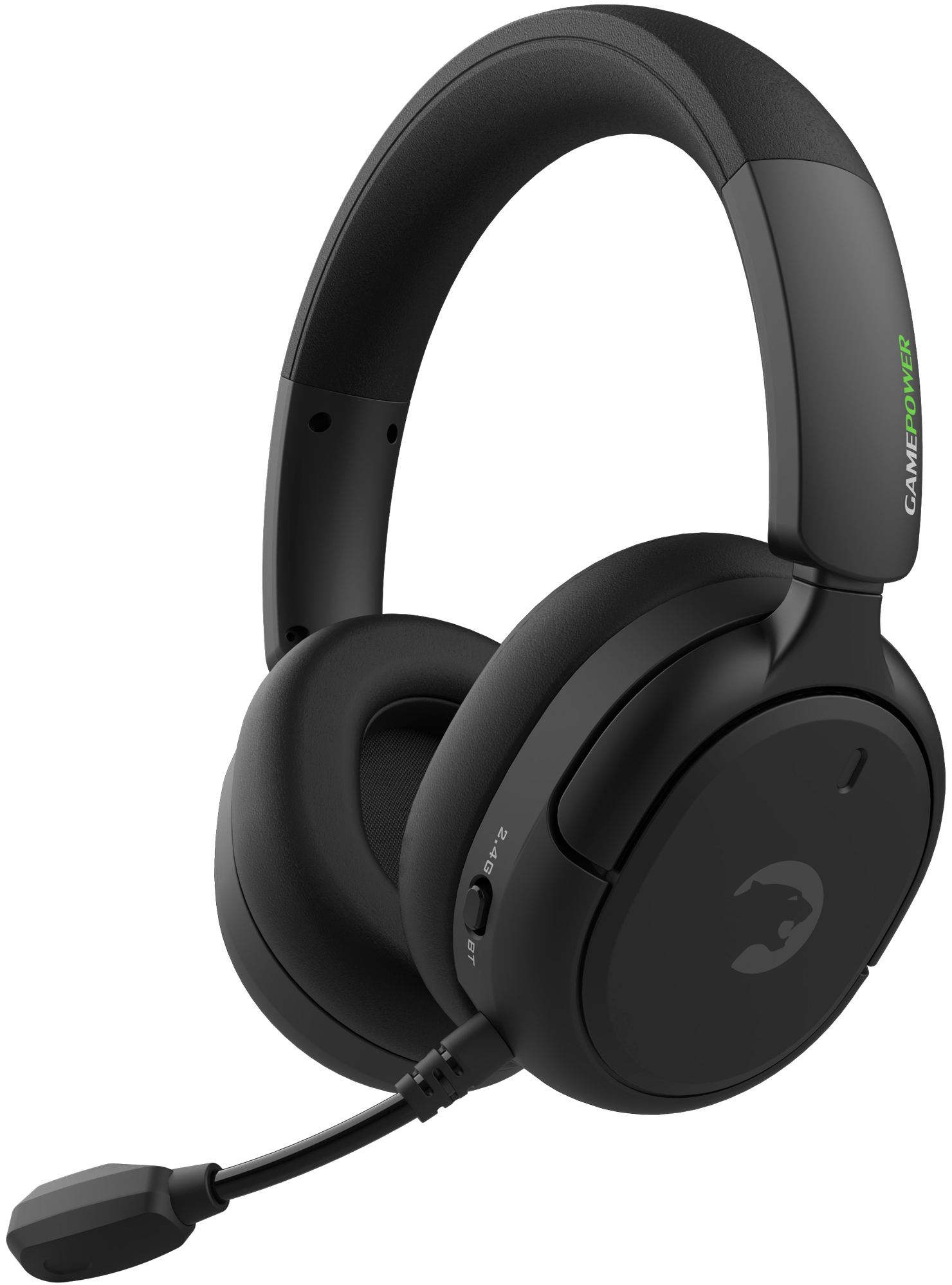 GamePower Aero Ultra Siyah Triple Mode (Kablosuz/Bluetooth/2.4G) Gaming (Oyuncu) Kulaklık