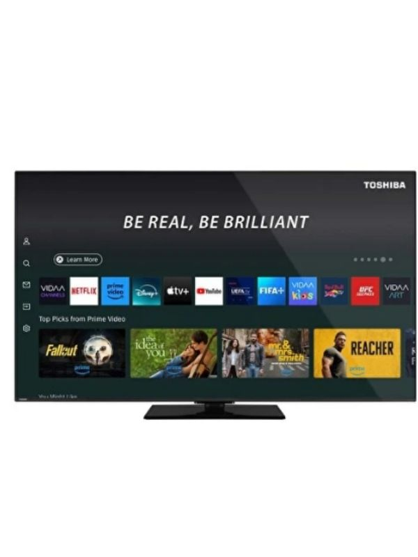 Toshiba 75QV3F63DT 75″ 189 Ekran Uydu Alıcılı 4K Ultra HD Smart QLED TV