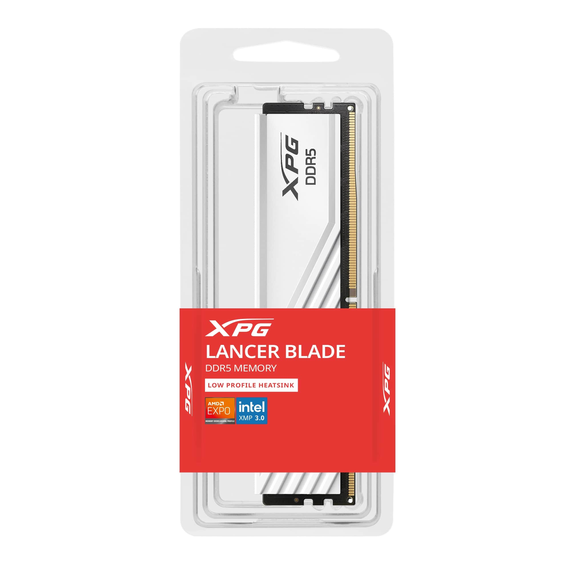 XPG Lancer Blade White 16GB (1x16GB) DDR5 6000MHz CL48 Gaming (Oyuncu) Ram (AX5U6000C4816G-SLABWH)