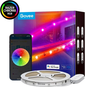 Govee RGBIC Koruyucu Kaplamalı LED Şerit Işıklar (5 M) - H619A
