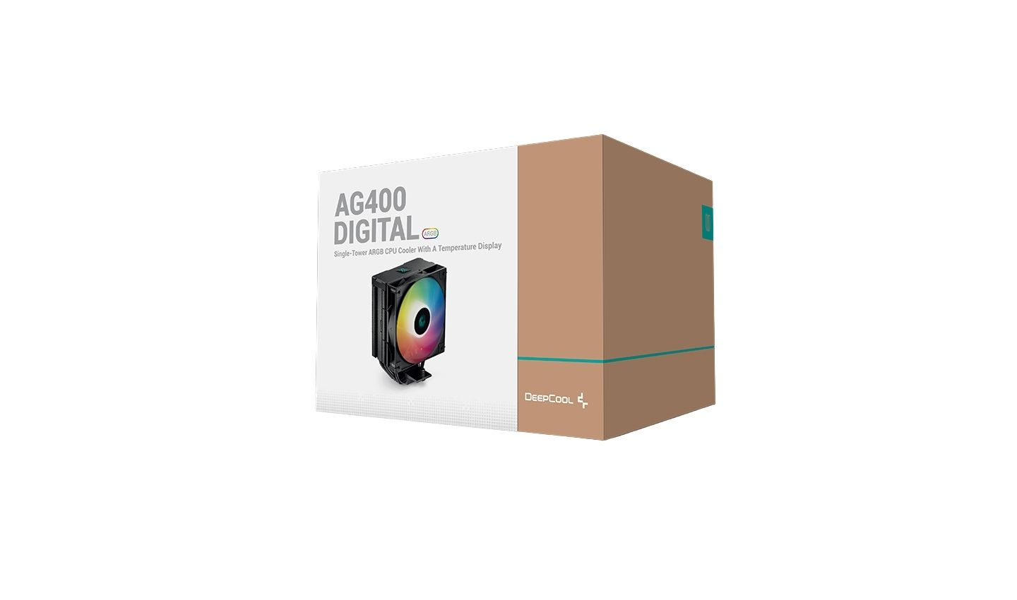 DeepCool AG400 DIGITAL BK ARGB Kule Tipi İşlemci Soğutucu