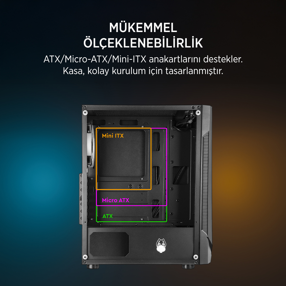 Genesis Prime | AMD Ryzen 5 5600 | 16 GB DDR4 | Gainward RTX 5060 8 GB | 500 GB SSD Tavsiye Sistem
