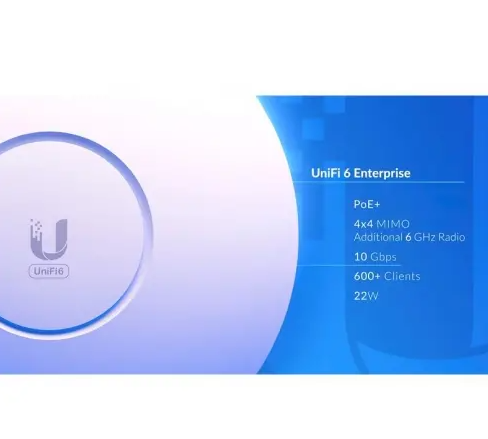 Ubiquiti UniFi U6-Enterprise WIFI 6E AP (Adaptörsüz) Kablosuz Router