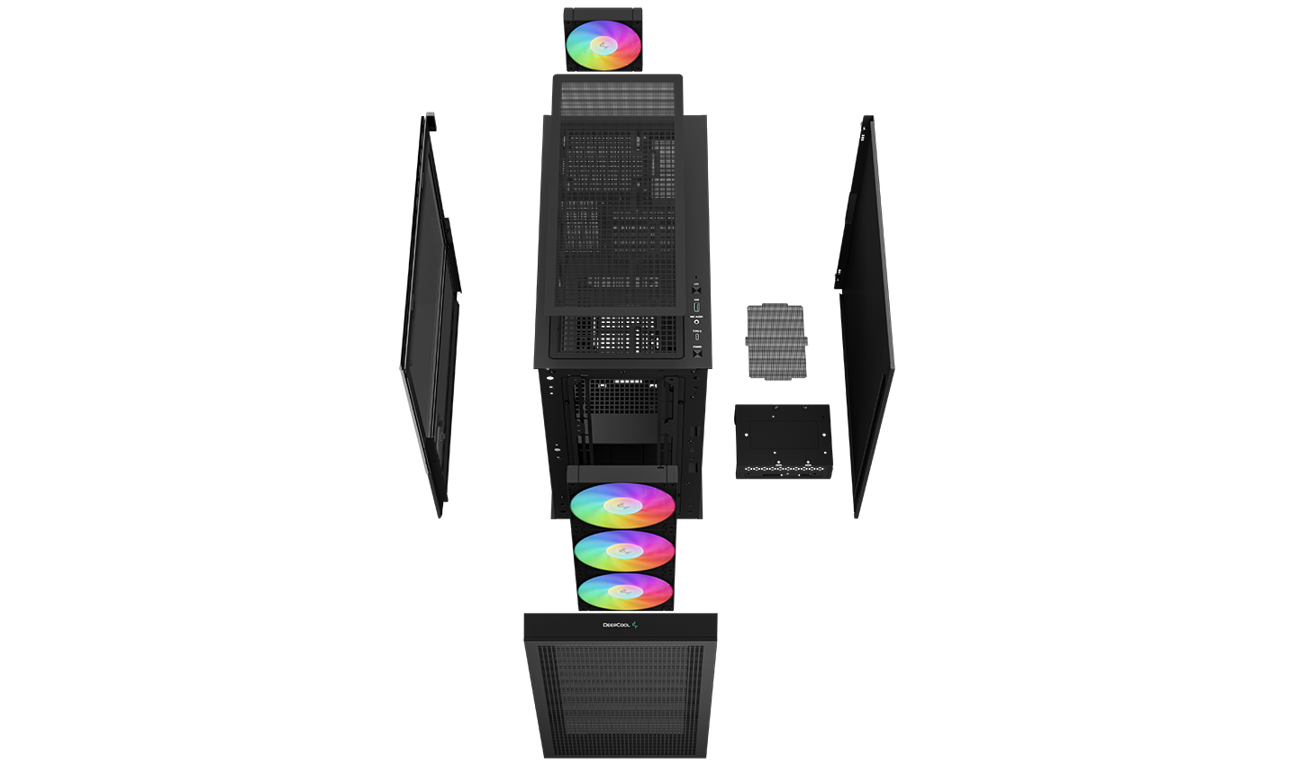 DeepCool CH560-DIGITAL-PF70 700W 80+ USB 3.0 E-ATX Mid Tower Gaming (Oyuncu) Kasa