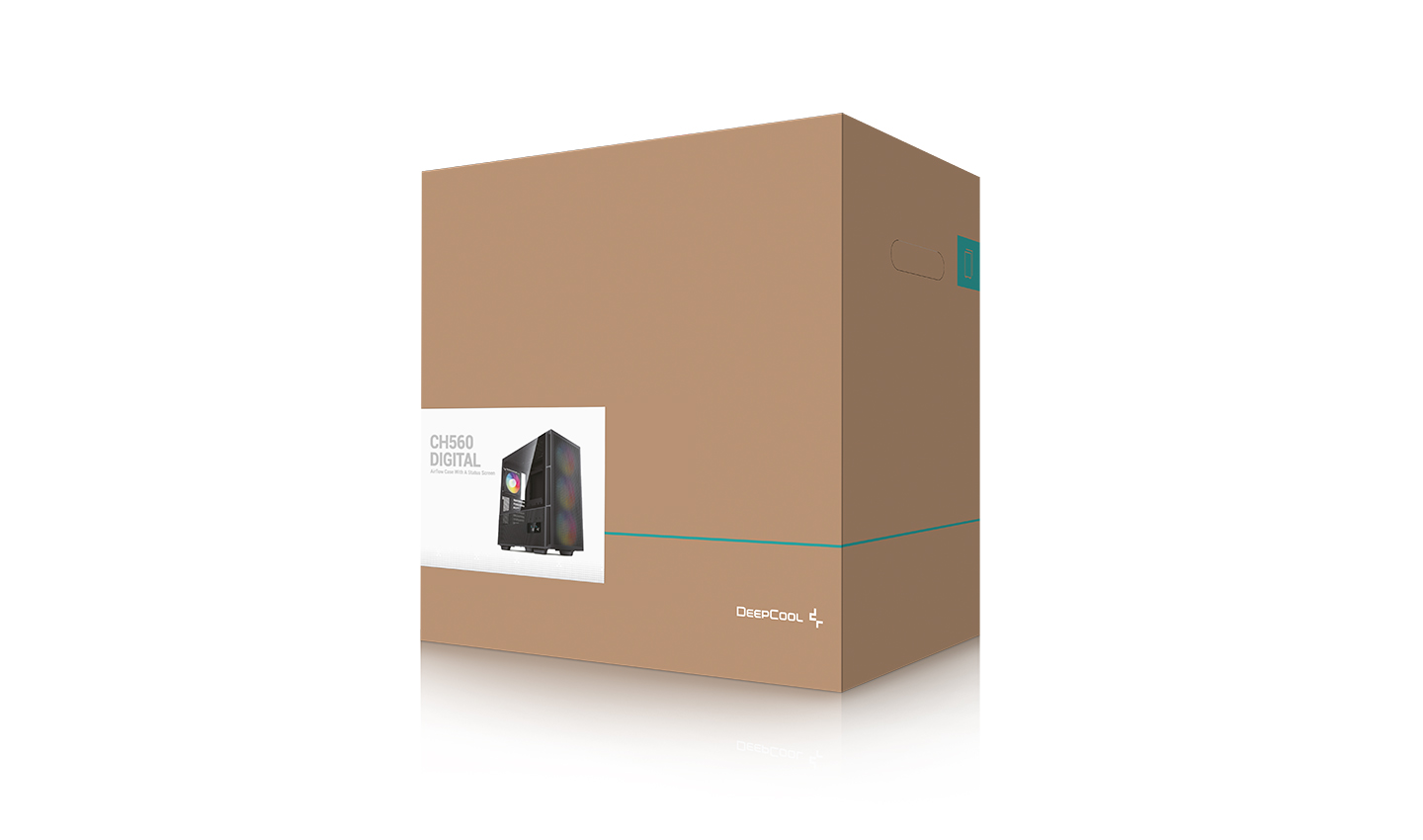 DeepCool CH560-DIGITAL-PF70 700W 80+ USB 3.0 E-ATX Mid Tower Gaming (Oyuncu) Kasa