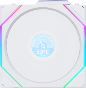 Lian Li UNI FAN TL LCD Wireless 1x140mm Beyaz Kasa Fanı (G99.14TLLCD1W1W.00)