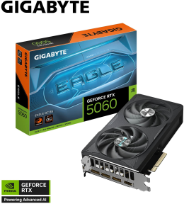 Gigabyte GeForce RTX5060 EAGLE OC GV-N5060EAGLE OC-8GD GDDR7 8GB 128Bit Gaming (Oyuncu) Ekran Kartı