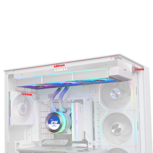 Lian Li Hydro-Shift II LCD-C 360CL Beyaz İşlemci Sıvı Soğutma (G89.GHS2LCD36RW.00)