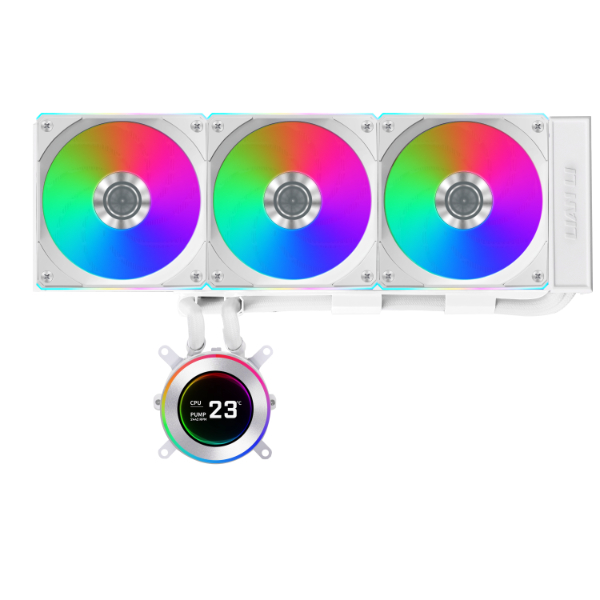 Lian Li Hydro-Shift II LCD-C 360CL Beyaz İşlemci Sıvı Soğutma (G89.GHS2LCD36RW.00)