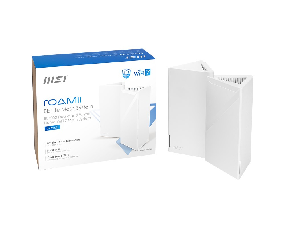 MSI Roamii BE Lite Mesh Sistem - 2 Pack