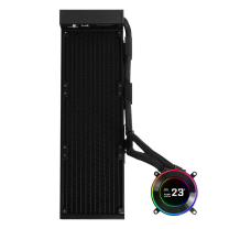 Lian Li Hydro-Shift II LCD-C 360 Siyah Fansız İşlemcı Sıvı Soğutucu (G89.GHS2LCD36B.00)