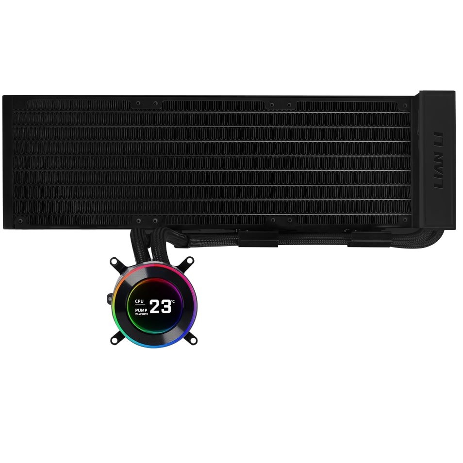 Lian Li Hydro-Shift II LCD-C 360 Siyah Fansız İşlemcı Sıvı Soğutucu (G89.GHS2LCD36B.00)