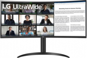 LG 34WR55QC-B 34″ 5Ms 100Hz WQHD Curved VA LED Monitör