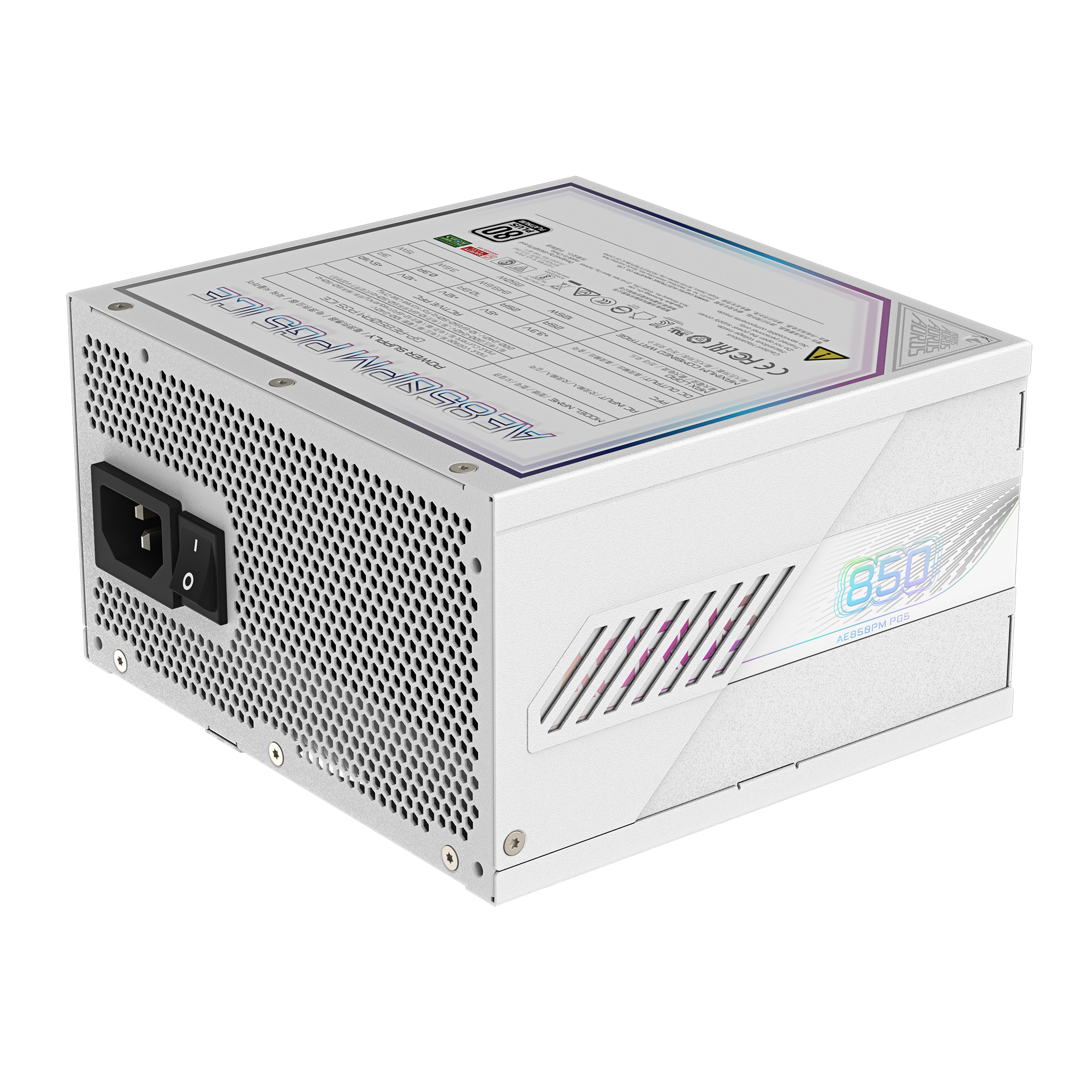Gigabyte GP-AE850PM PG5 ICE 850 W 80+ Gold Full Modüler 120mm Fan Power Supply