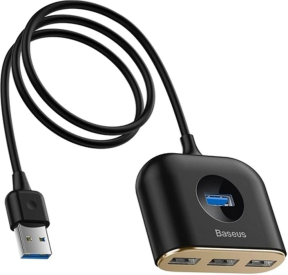 Baseus CAHUB-AY01 Square Round 4n1 USB Hub Çoklayıcı