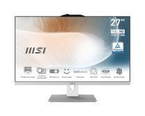 MSI Modern AM272P 12M-1209TR i7-1255U 16GB DDR4 1TB SSD 27″ FHD W11H Beyaz All In One PC