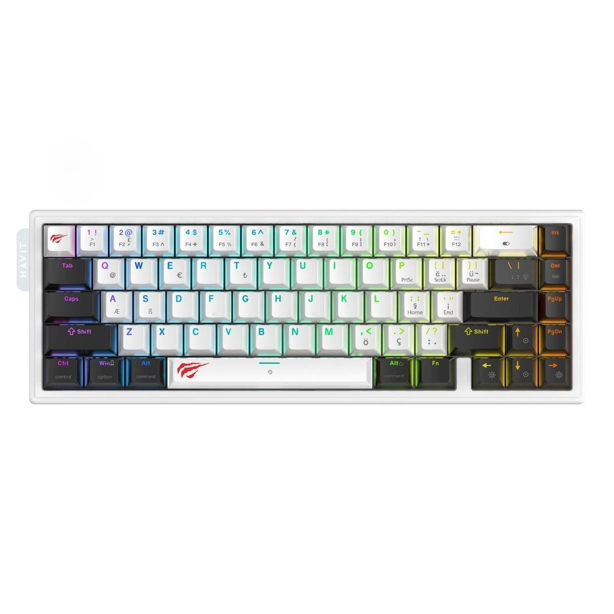 Havit Gamenote KB900L RGB TKL Manyetik Switch Mekanik Gaming (Oyuncu) Klavye