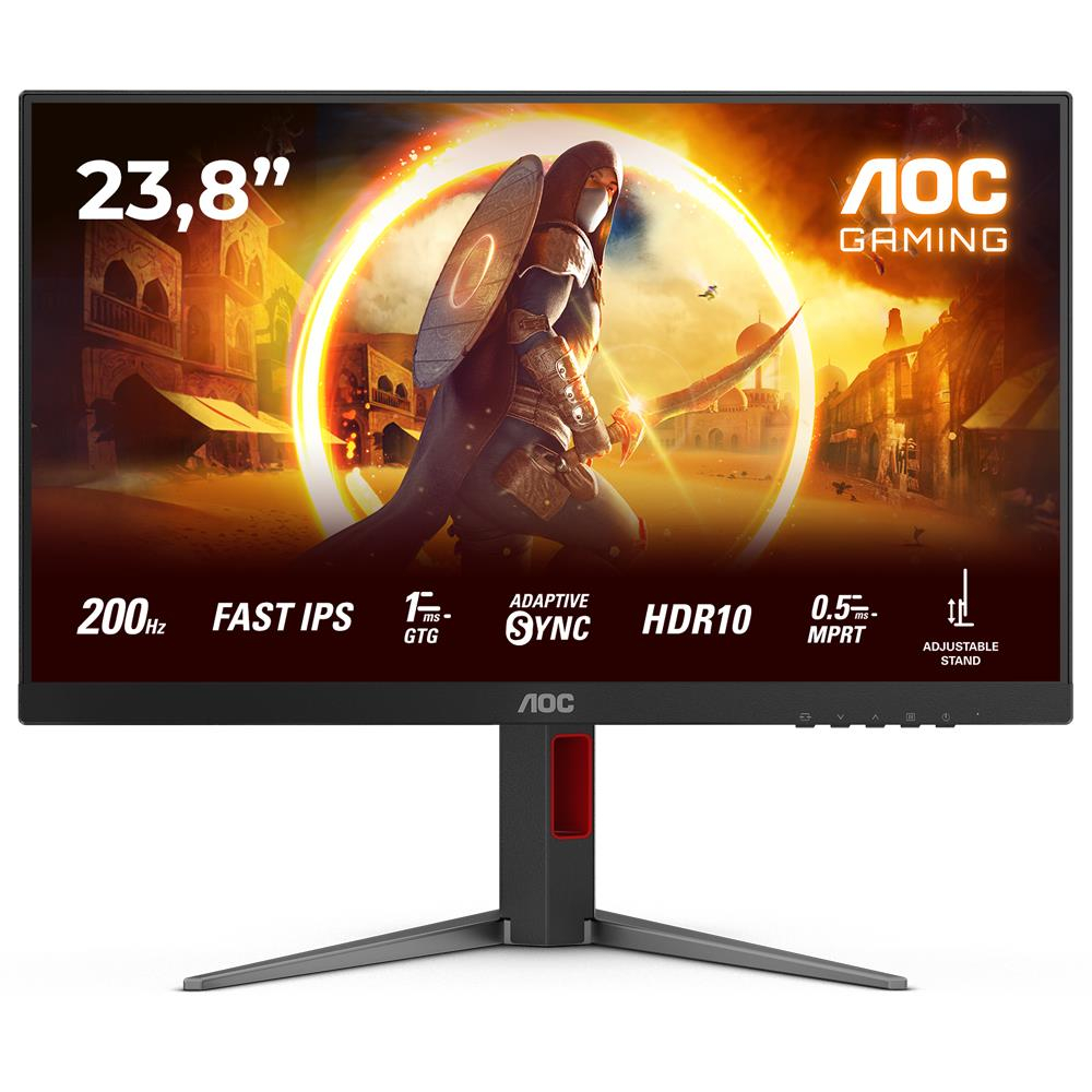 AOC 24G4HA 23.8″ 0.5 ms Full HD Pivot IPS 200 Hz Gaming Monitörü